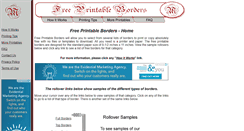 Desktop Screenshot of free-printable-borders.com