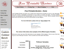Tablet Screenshot of free-printable-borders.com
